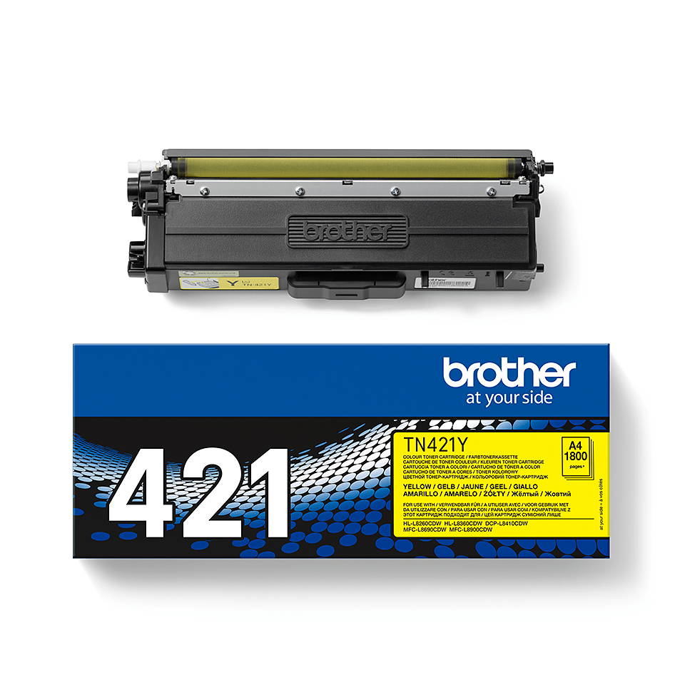 Brother TN-421Y Yellow Toner