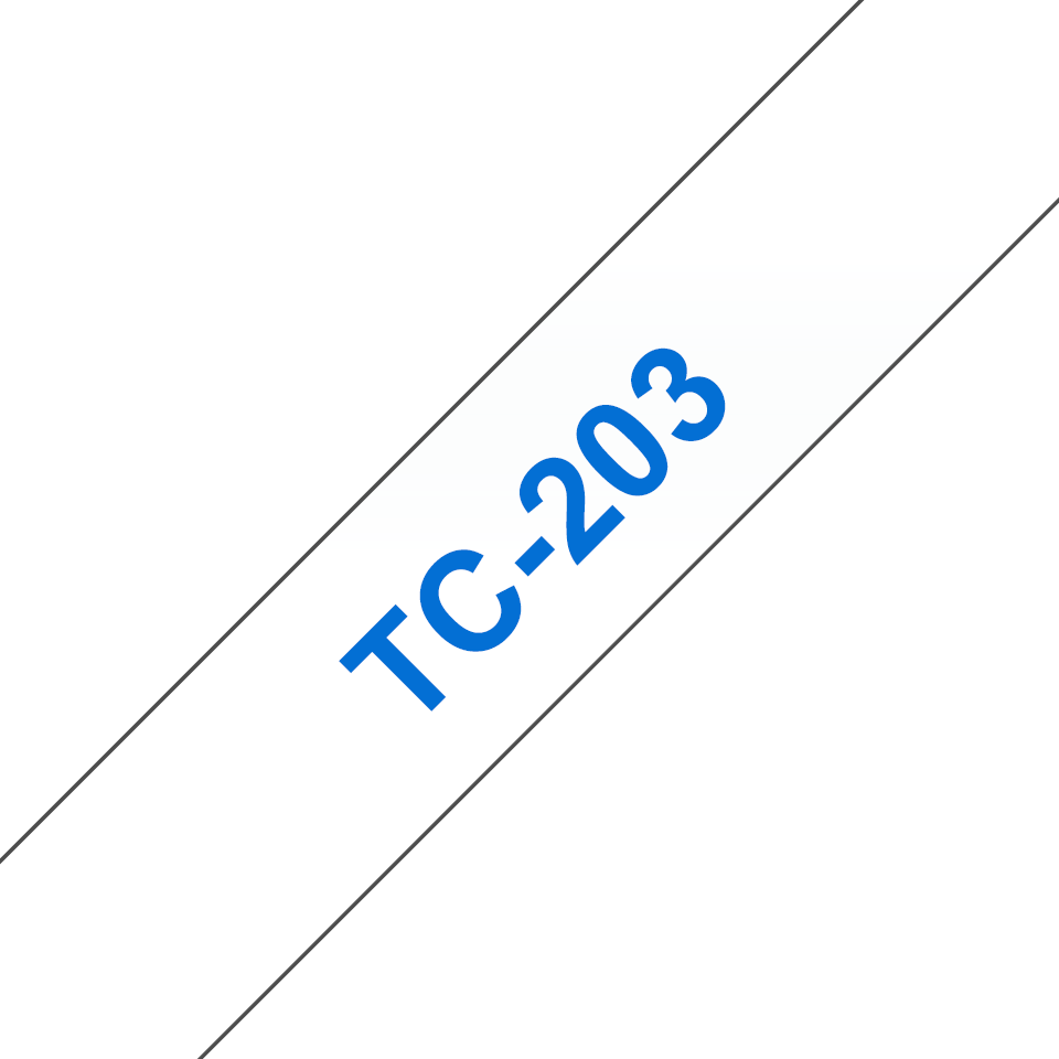 TC-203 | Labels blauw op wit | Brother