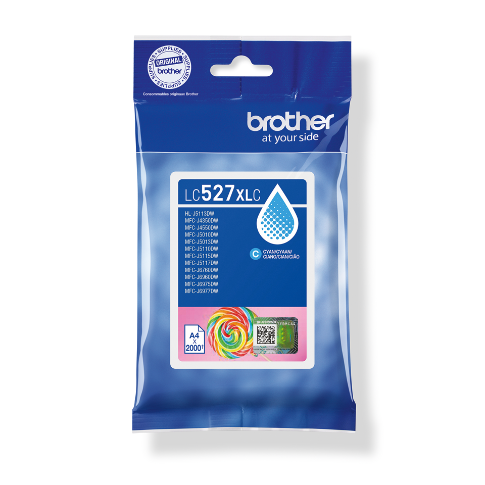 Brother LC527XLC Cyan Ink Cartridge