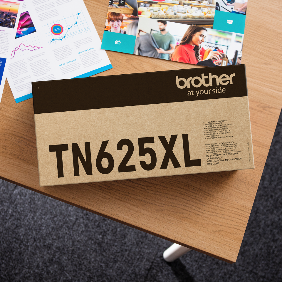 Brother TN625XLY Yellow Toner (High Yield)