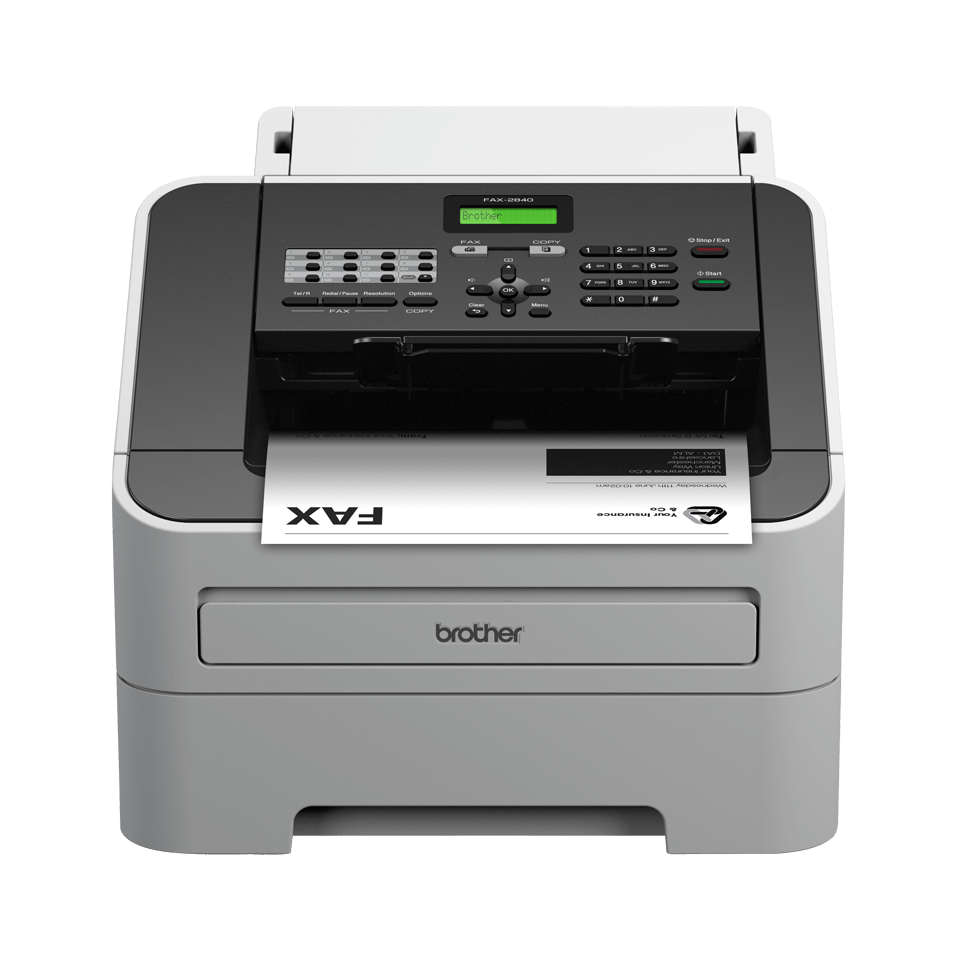 FAX-2840 | Mono Laser Fax Machine | Brother