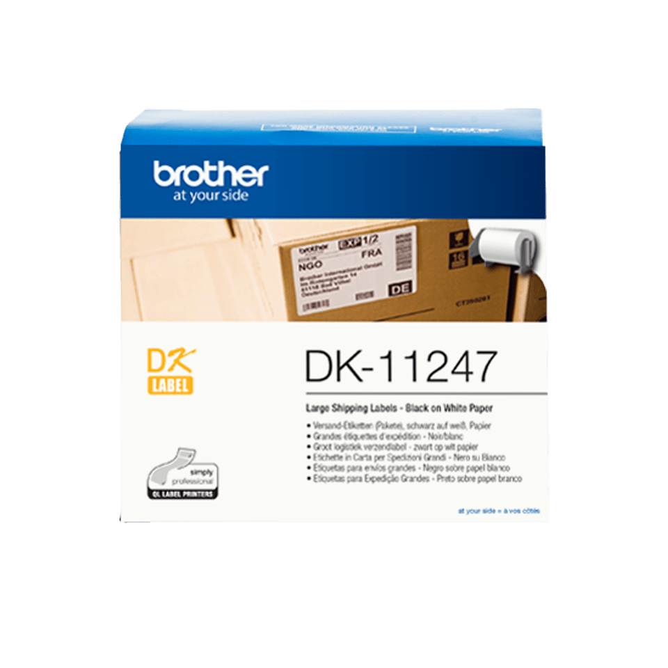 Papier thermique 400 Étiquettes par rouleau 10x Compatible DK-11204 17mm x 54mm