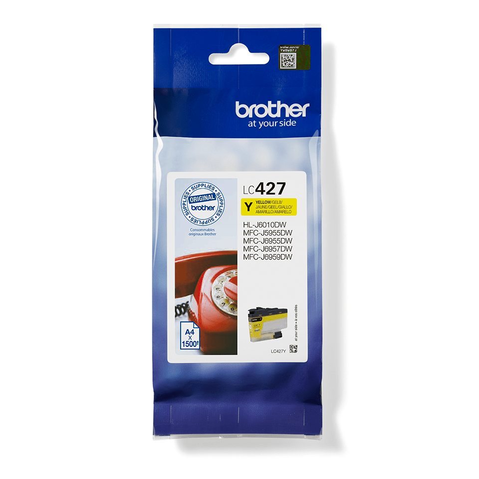 Tinta lc427y amarilla 1500 paginas