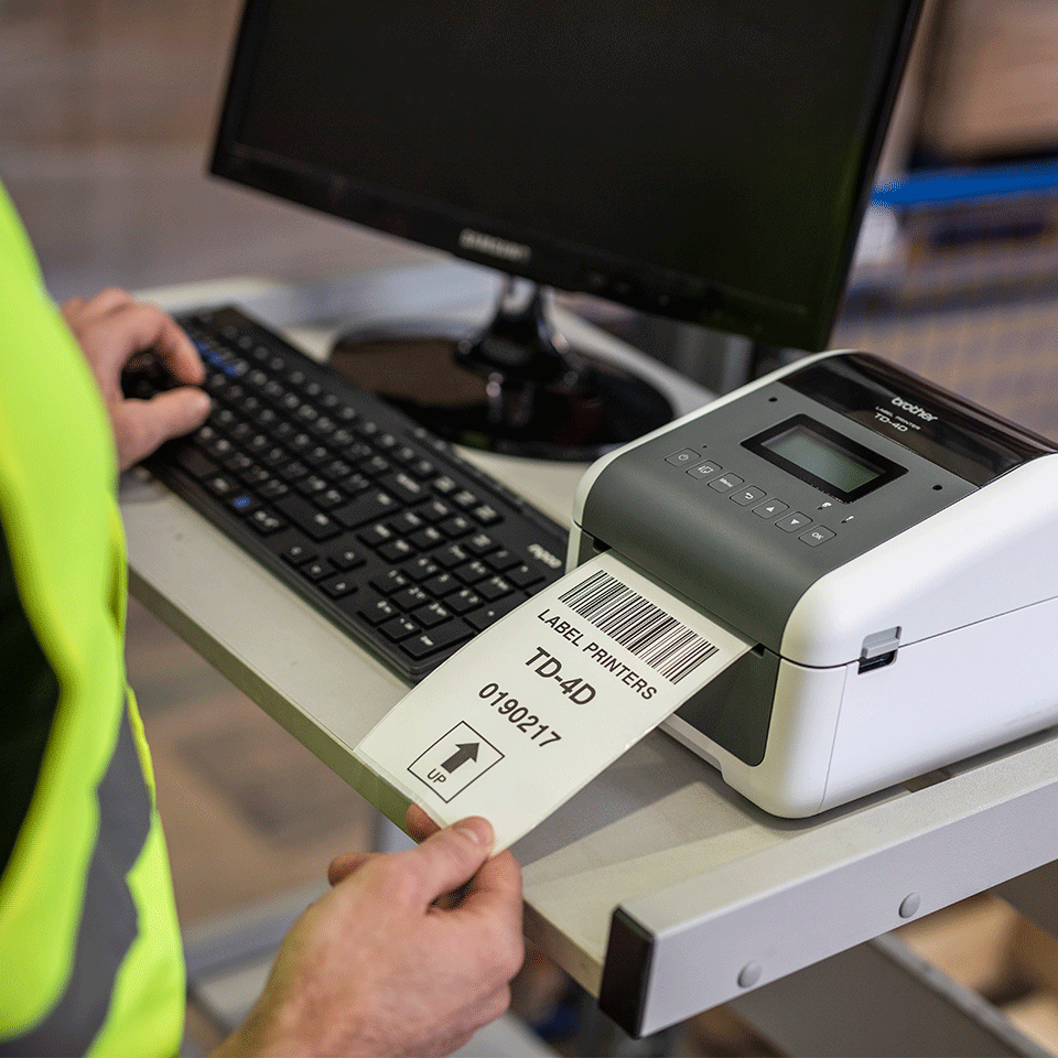 TD-4550DNWB | Professional Label & Receipt Printer | Brother