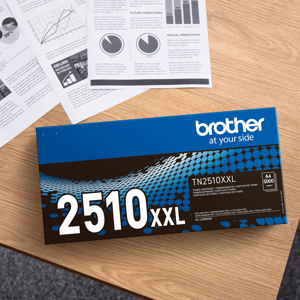 Brother TN-2510XL Black Toner (High Yield)