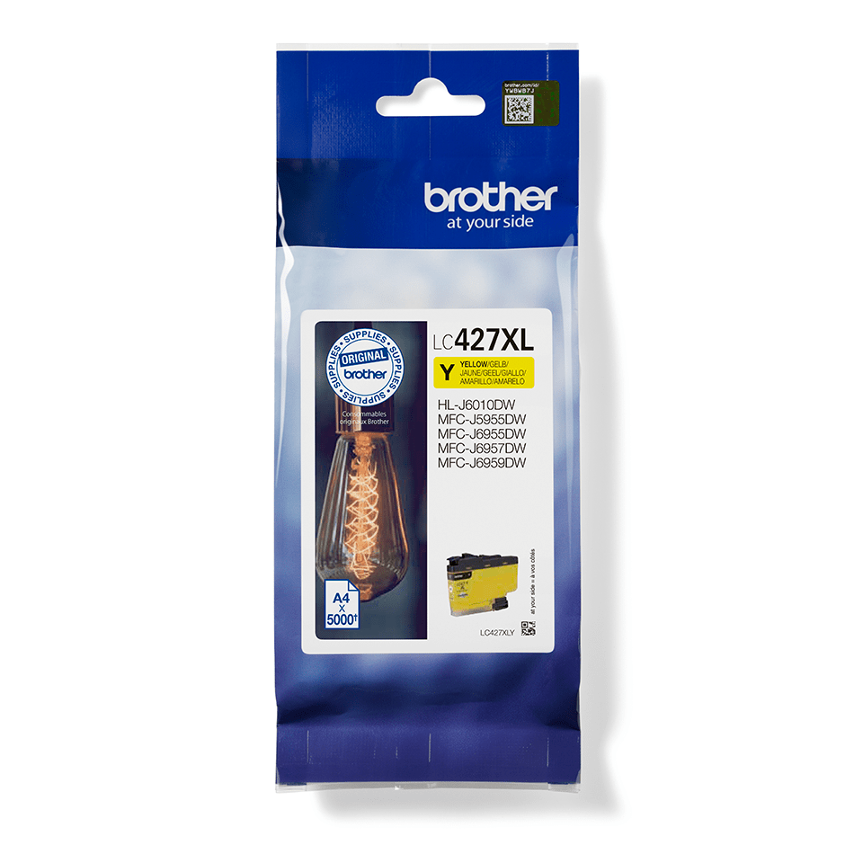 Brother LC-427XLY Yellow Ink Cartridge (High Yield)