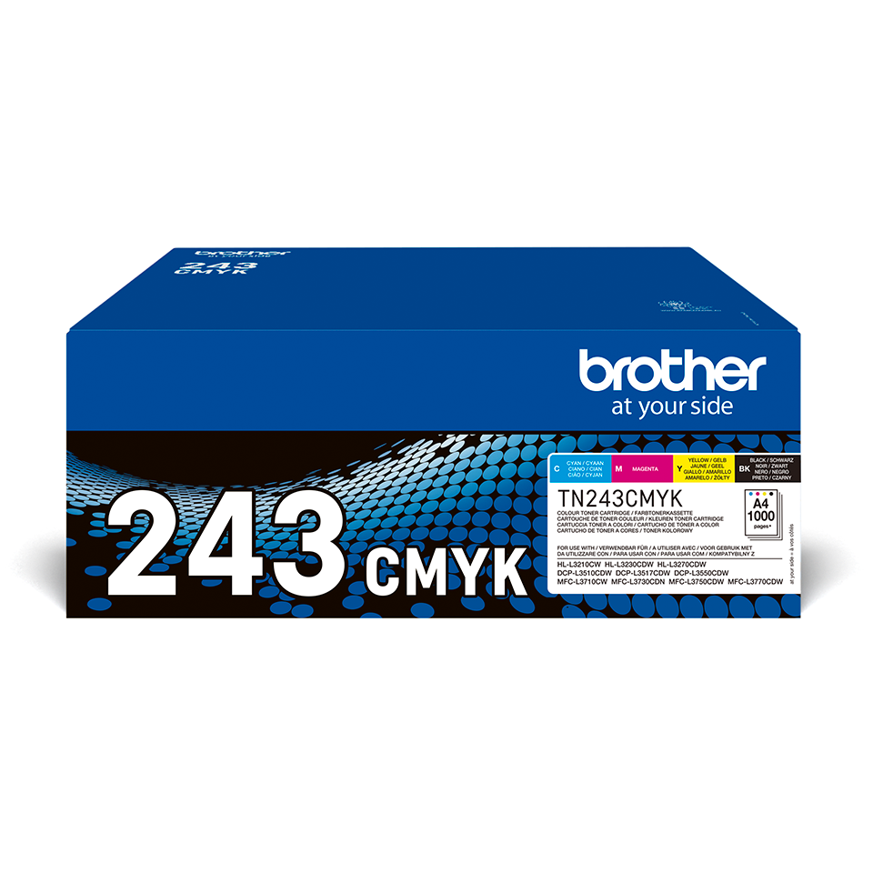 TN-243CMYK | Laser Printer Supplies | Brother
