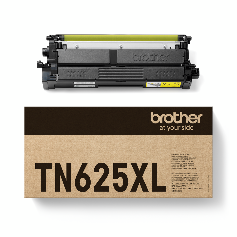 Brother TN625XLY Yellow Toner (High Yield)