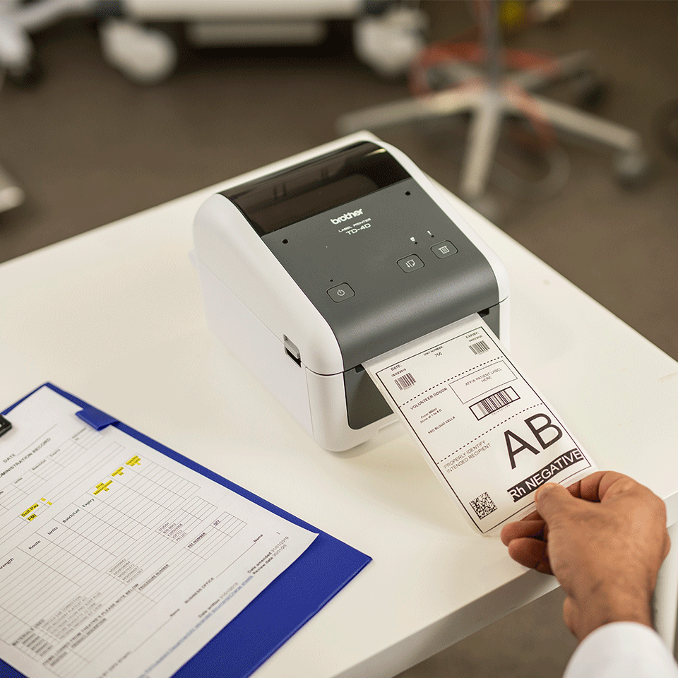 TD-4410D | Professional Label & Receipt Printer | Brother