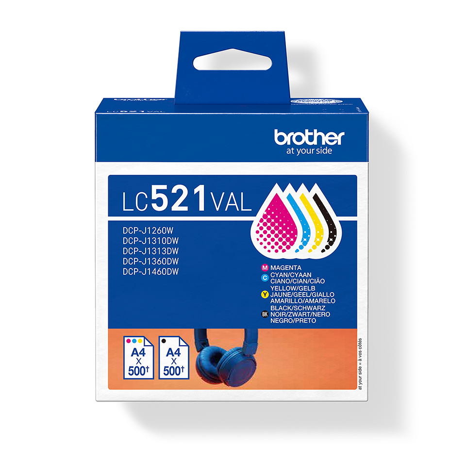 Brother LC521 Valuepack Multipack bläckpatroner