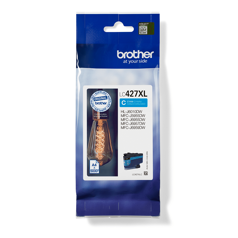 Brother LC-427XLC Cyan Ink Cartridge (High Yield)