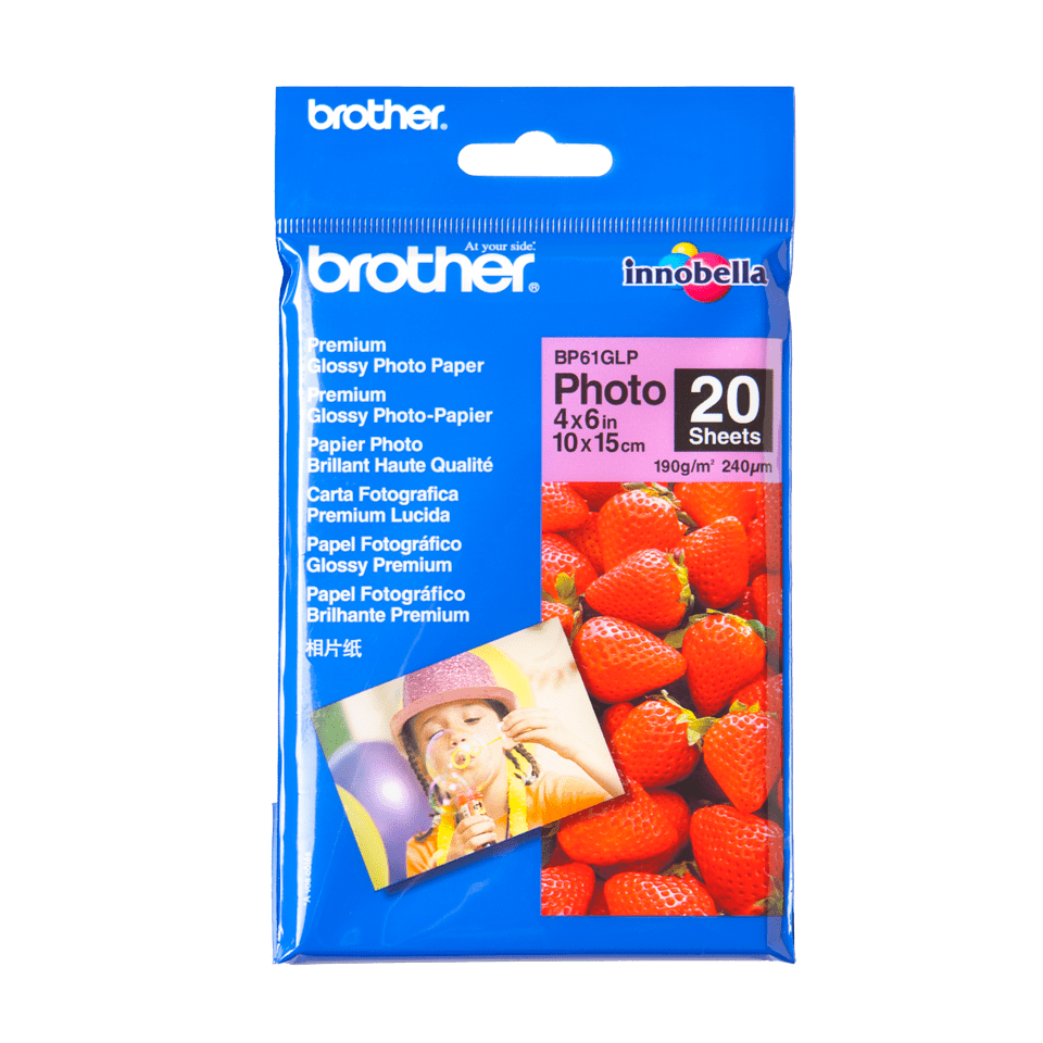 Brother BP61GLP Glossy 10 x 15 cm Photo Paper