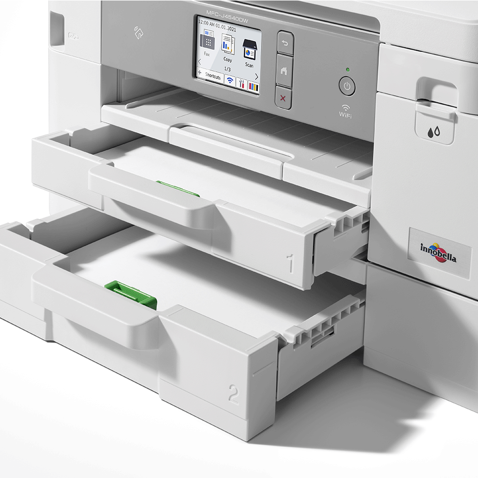 Brother DCP-J1100DW – Stampante Multifunzione Inkjet 3 In 1 Con Wi-Fi, Senza Fax, E Cartucce Incluse Per 6.000 Pagine (fino A 3 Anni Di Stampa)