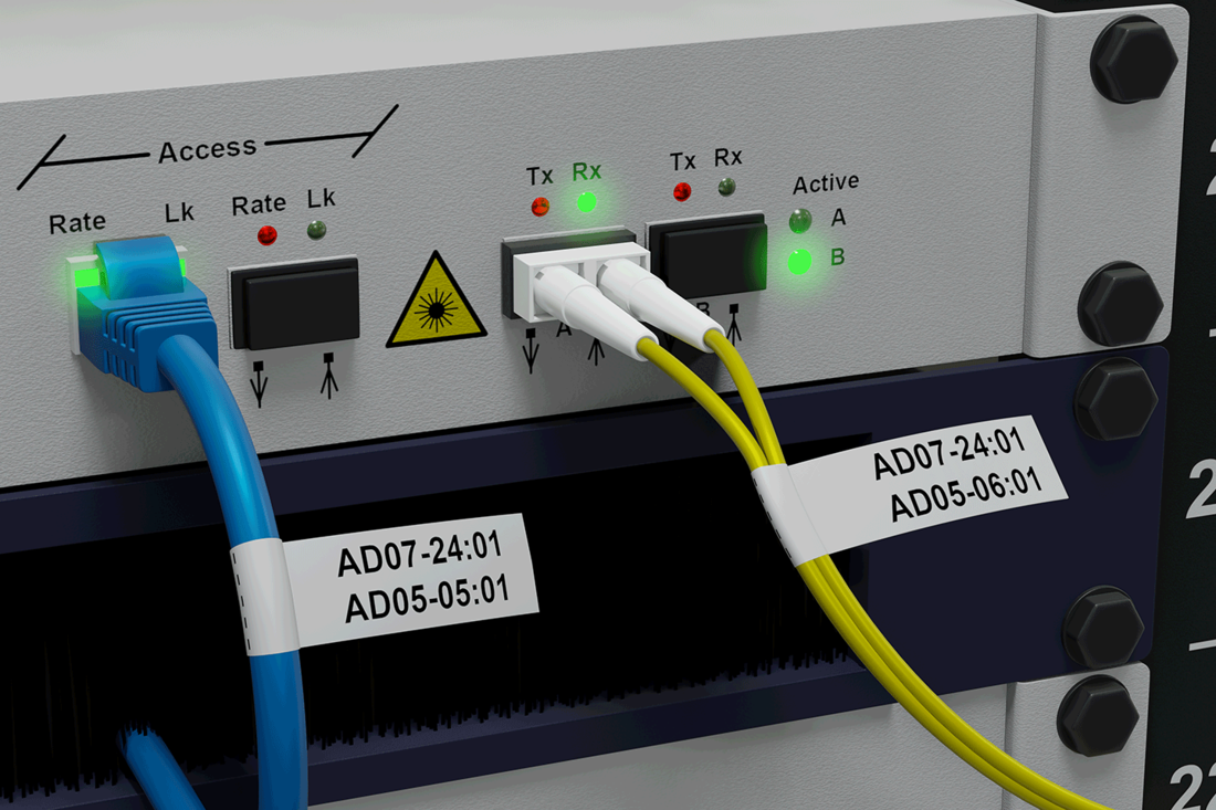 PT-E550WNIVP | Label Printer for Network Infrastructure Identification ...