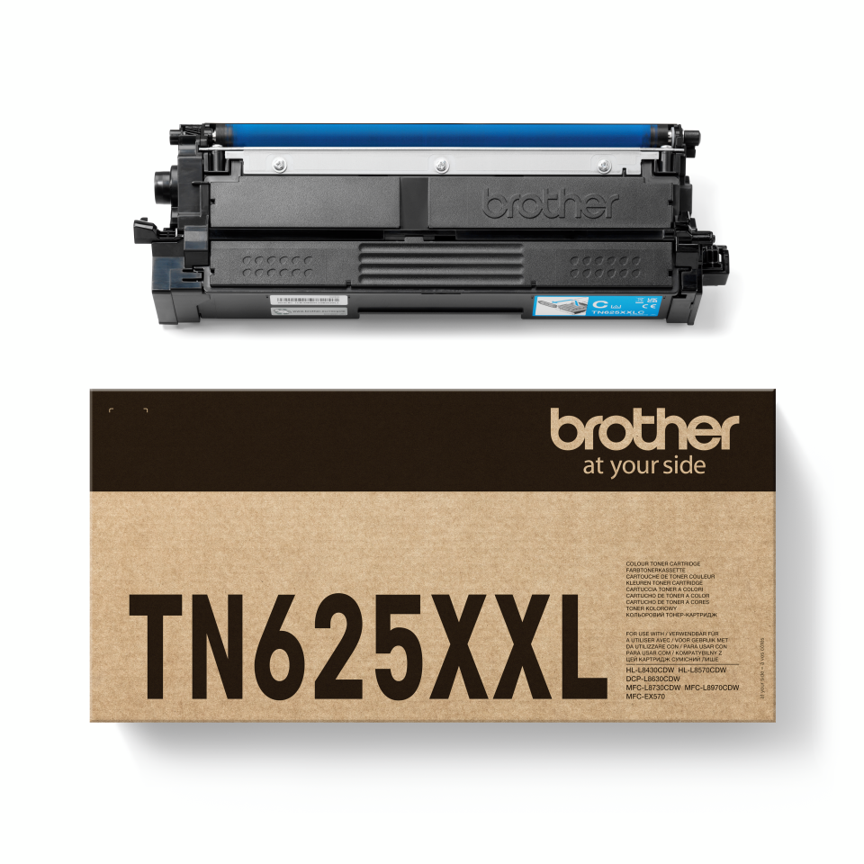 Brother TN625XXLC Cyan Toner (Super High Yield)
