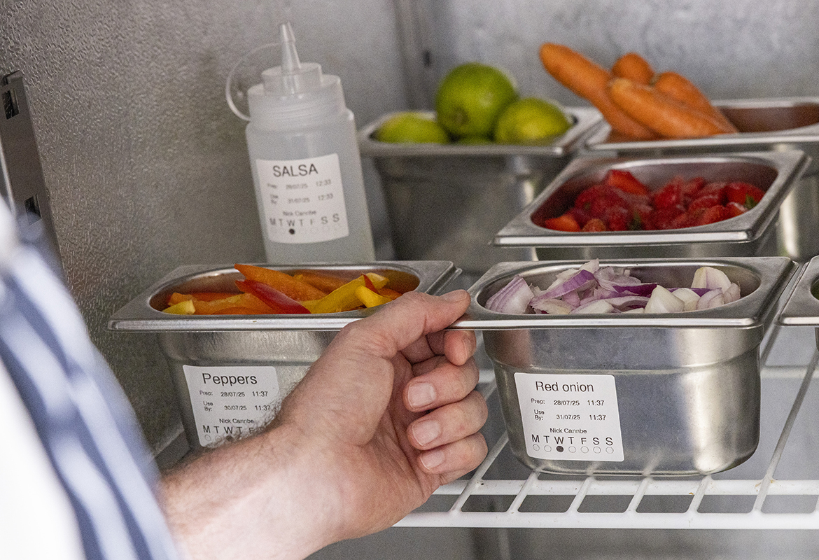 stock rotation labels being printed