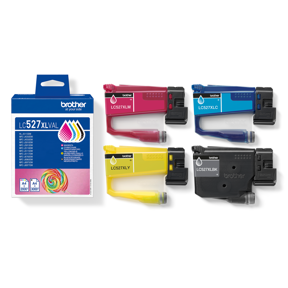 Brother LC527XLVAL Multipack Ink Cartridge