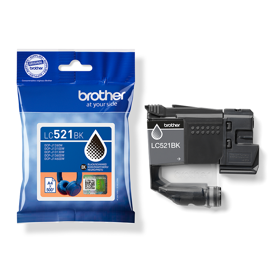 LC521BK | Tintenpatrone schwarz | Verbrauchsmaterial kaufen | Brother
