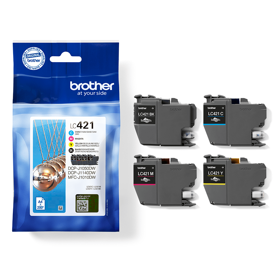 Tinta lc421val pack 4 cartuchos