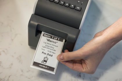 TD-4750TNWB Imprimante D'étiquettes à Transfert Thermique