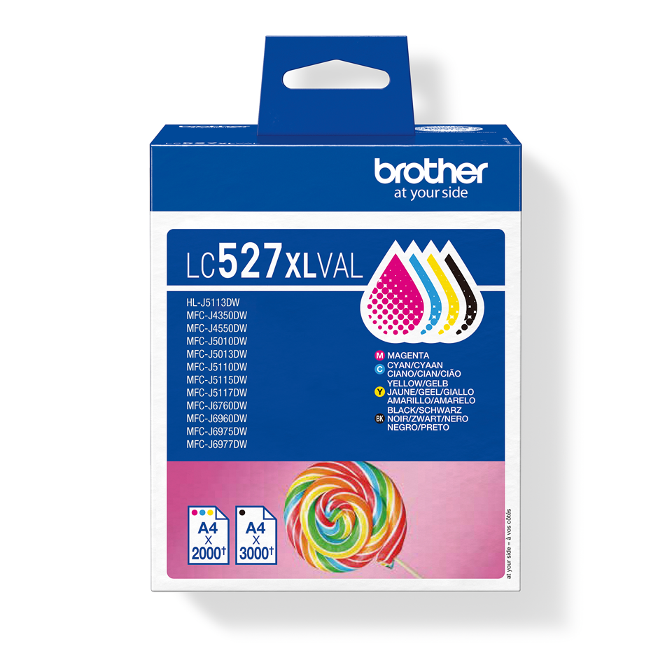 Brother LC527XLVAL Multipack Ink Cartridge