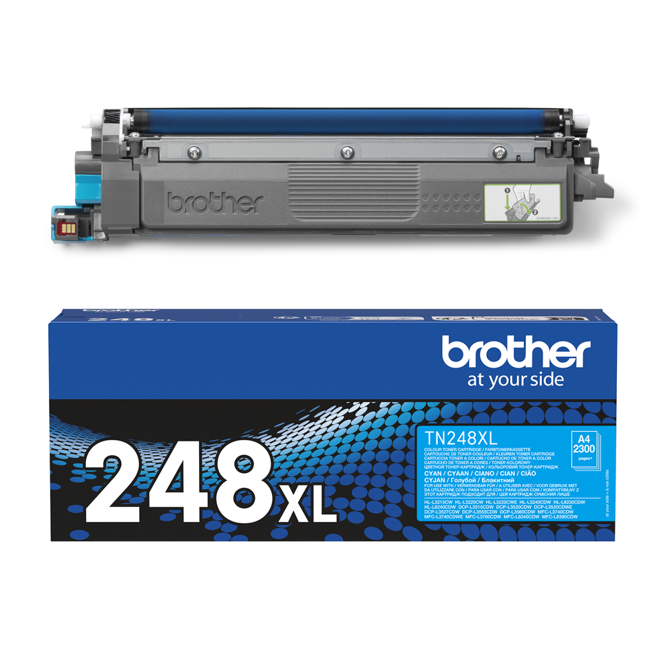 Brother TN248XLC Cyan Toner (High Yield)