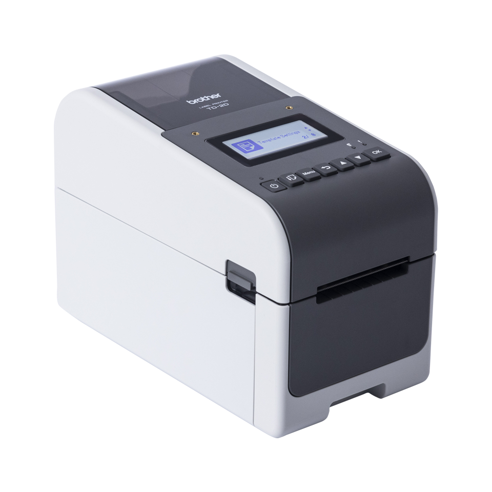 TD-2350D300 2-inch label printer with LCD screen, Wi-Fi and Bluetooth