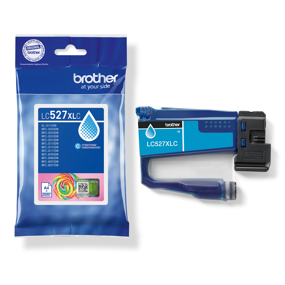 Brother LC527XLC Cyan Ink Cartridge