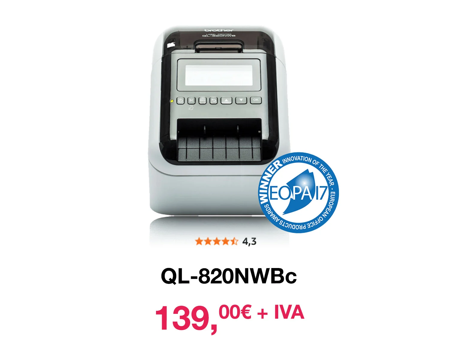 QL-820NWB Brother Labelling Machine